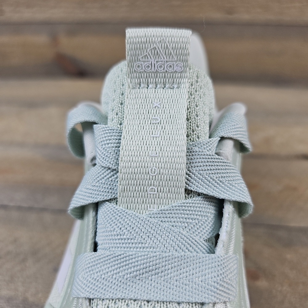 adidas Edge Lux 5 Women's Running Casual Shoes Linen Green/White - Picture 9 of 10